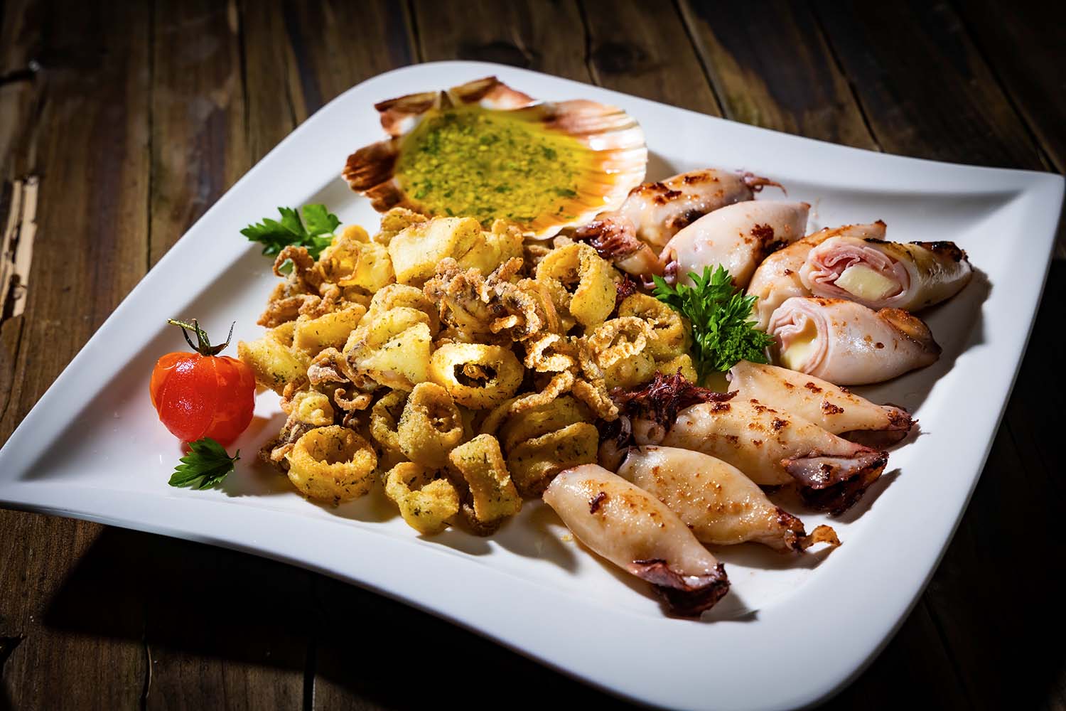 gegrillte Calamari