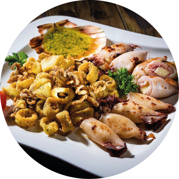 gebratene Calamari